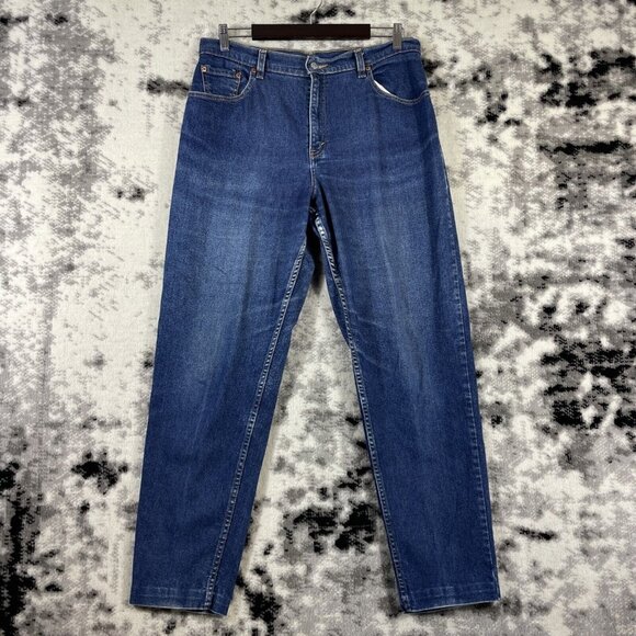 Levis 550‎ Tapered Leg Jeans Womens Size 12 Reg Relaxed Fit Vintage - Picture 1 of 13